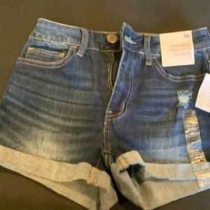 SO High Rise Shorties, Size 3, New with Tags